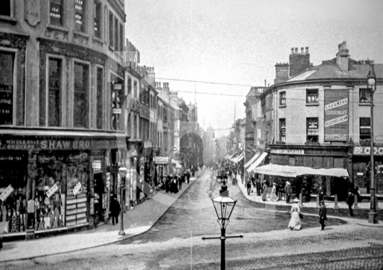 Bold Street, from St Luke's Church